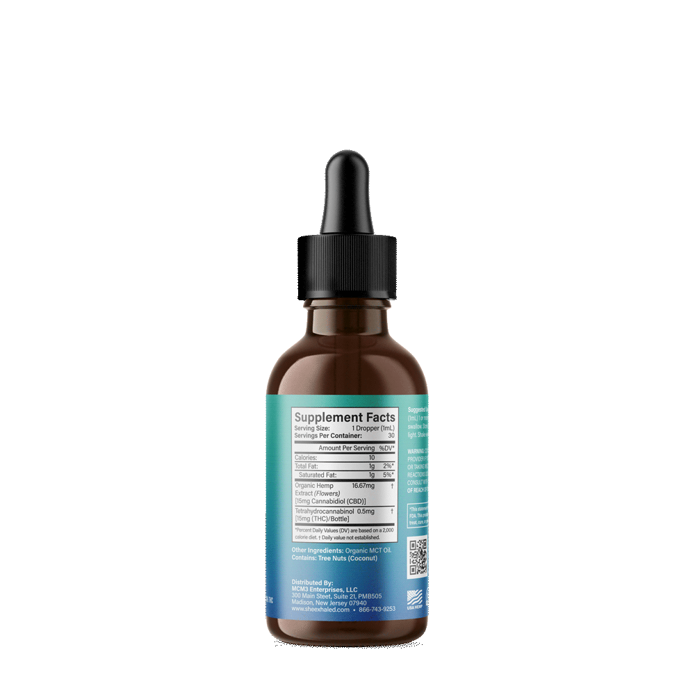 Unflavored Organic Full Spectrum CBD Tincture