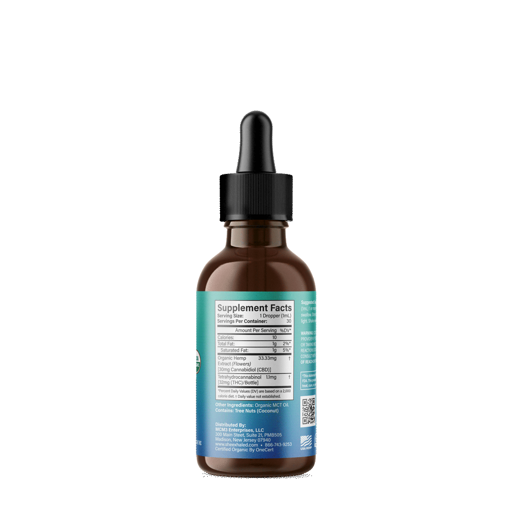 Unflavored Organic Full Spectrum CBD Tincture