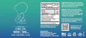 Unflavored Organic Full Spectrum CBD Tincture